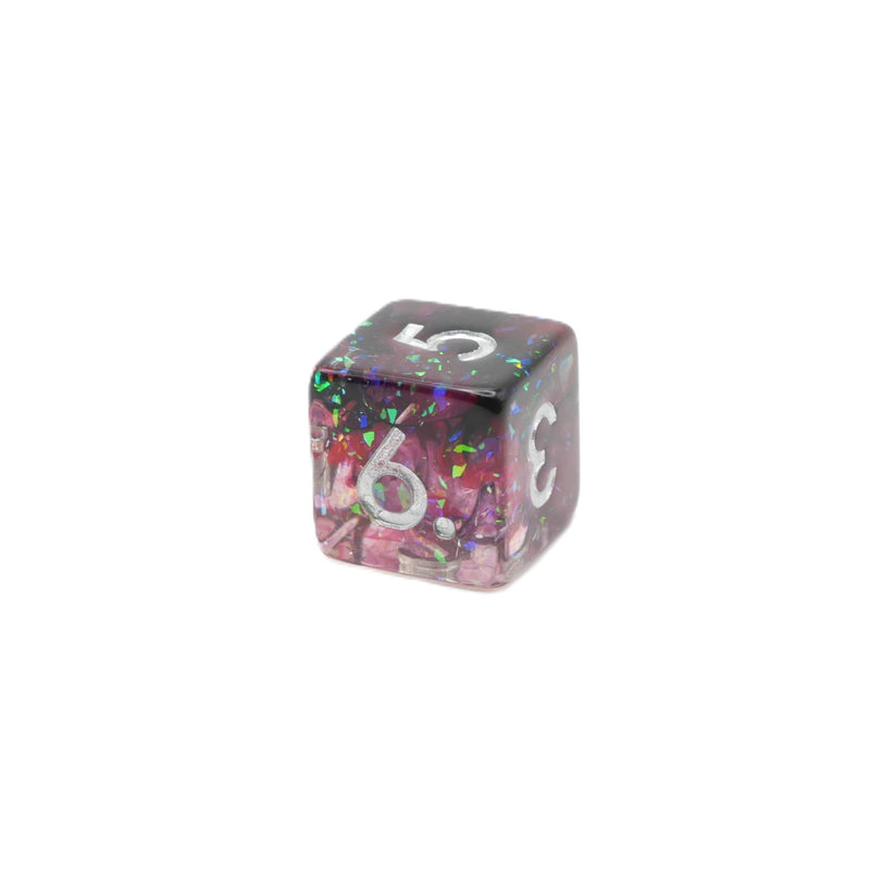 Heart's Content - 7 Piece DnD Dice Set | Acrylic RPG Gaming Dice