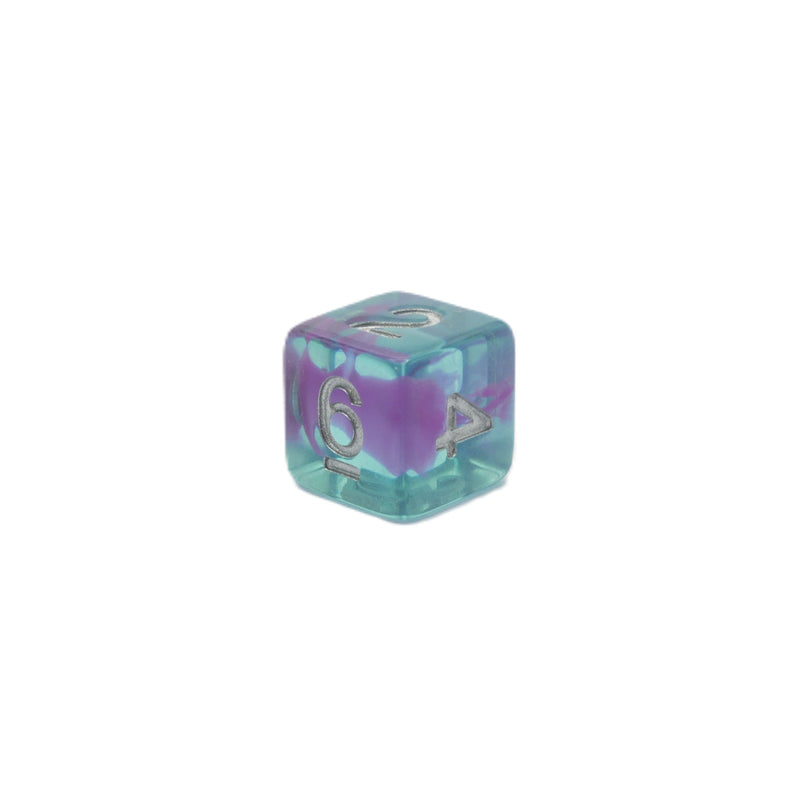 Jellyfish Essence 10d6 - DnD Dice Set | Acrylic RPG Gaming Dice