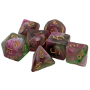 Superbloom - 7 Piece DnD Dice Set | Acrylic RPG Gaming Dice