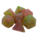 Summer's Joy - 7 Piece DnD Dice Set | Acrylic RPG Gaming Dice