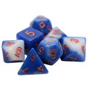 Sea and Sky- 7 Piece DnD Dice Set | Acrylic RPG Gaming Dice