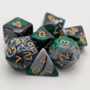 Mint Shake - 7 Piece DnD Dice Set | Acrylic RPG Gaming Dice