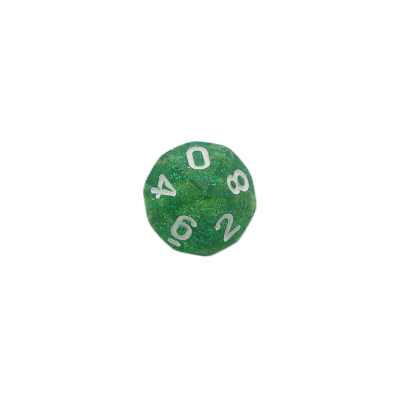 Spearmint Drop - 7 Piece DnD Dice Set | Acrylic RPG Gaming Dice