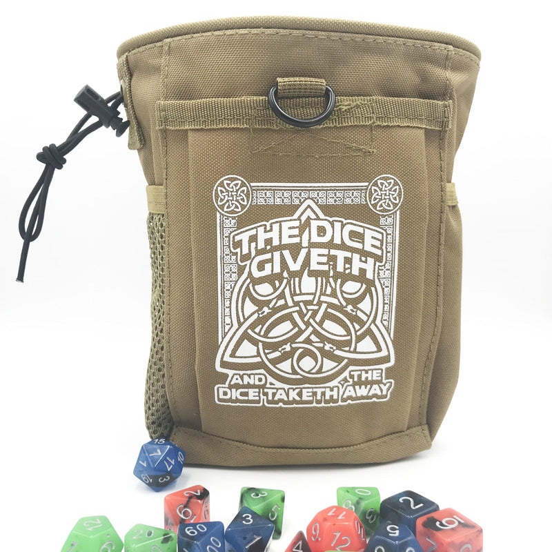 Dice Giveth and Taketh Deluxe Dice Bag-DnD-Dice Bags-Dungeons and Dragons-D20 Collective