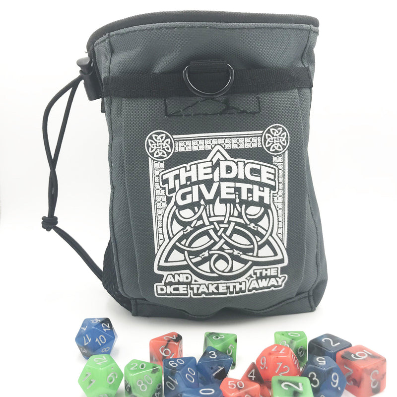 Dice Giveth and Taketh Deluxe Dice Bag-DnD-Dice Bags-Dungeons and Dragons-D20 Collective