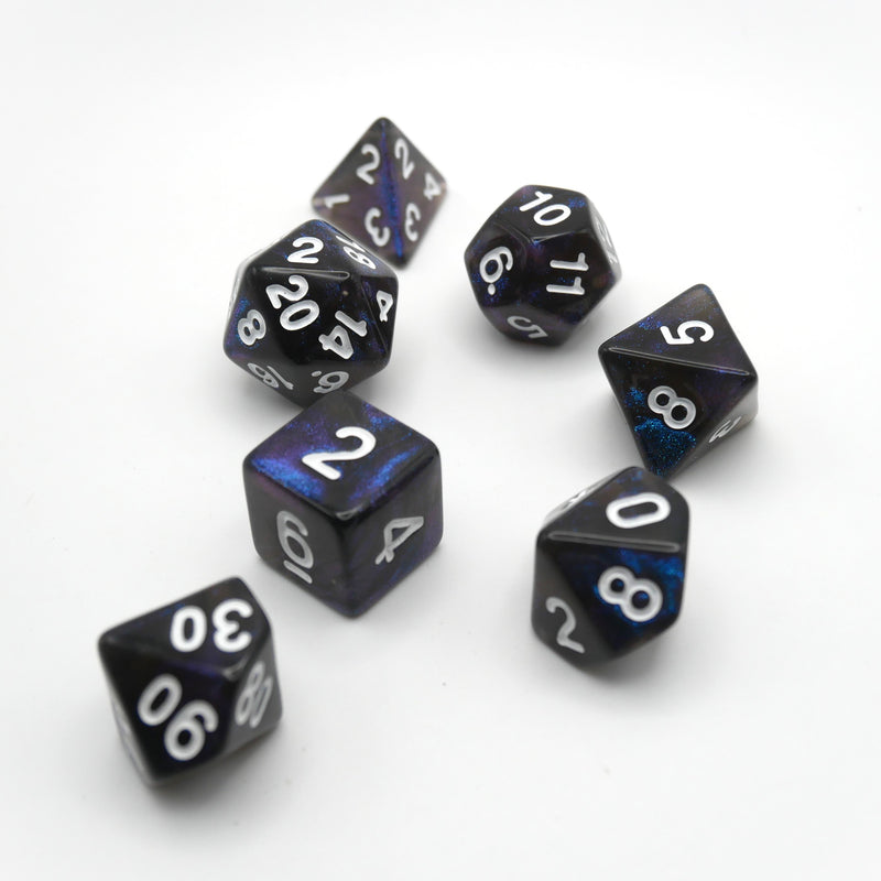 Aerodactyl's Wings - 7 Piece DnD Dice Set | Acrylic RPG Gaming Dice