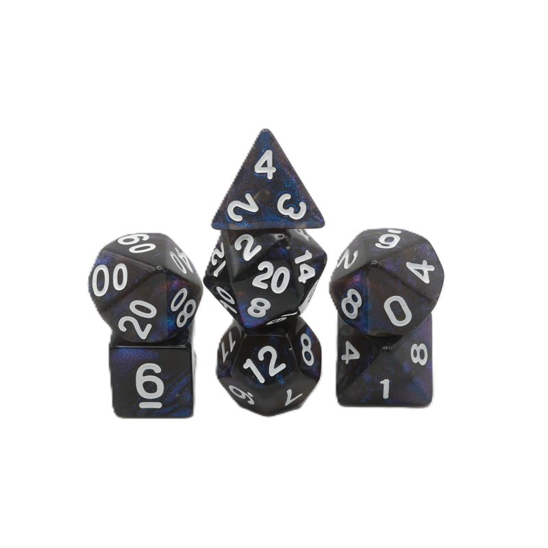 Aerodactyl's Wings - 7 Piece DnD Dice Set | Acrylic RPG Gaming Dice