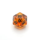 Amber Ingots - 7 Piece DnD Dice Set | Acrylic RPG Gaming Dice