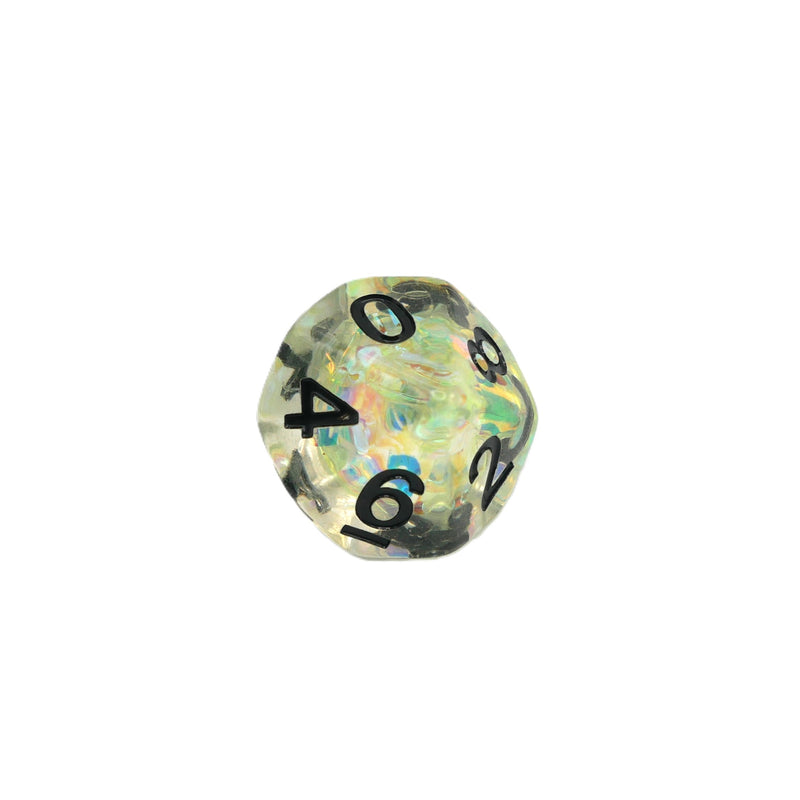 Aurora Borealis - 7 Piece DnD Dice Set | Acrylic RPG Gaming Dice