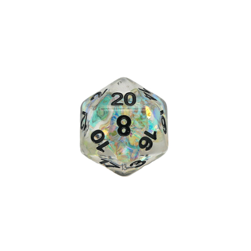 Aurora Borealis - 7 Piece DnD Dice Set | Acrylic RPG Gaming Dice