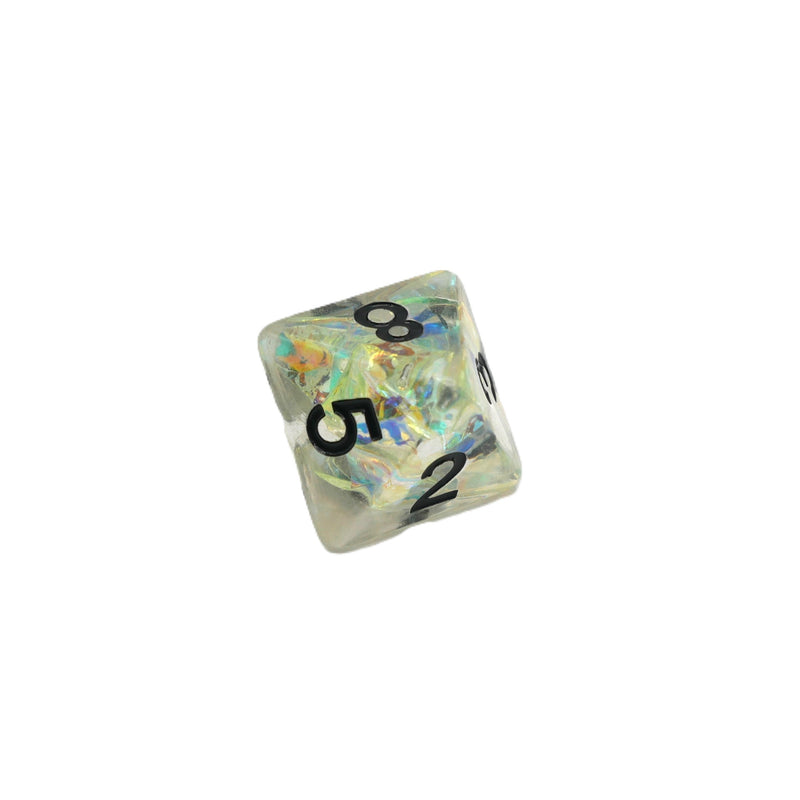 Aurora Borealis - 7 Piece DnD Dice Set | Acrylic RPG Gaming Dice