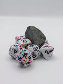 Rainbow Rupture - 7 Piece DnD Dice Set | Acrylic RPG Gaming Dice