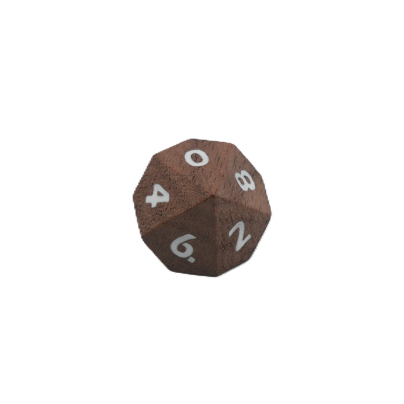 Deku Seed- 7 Piece DnD Dice Set | Wood RPG Gaming Dice