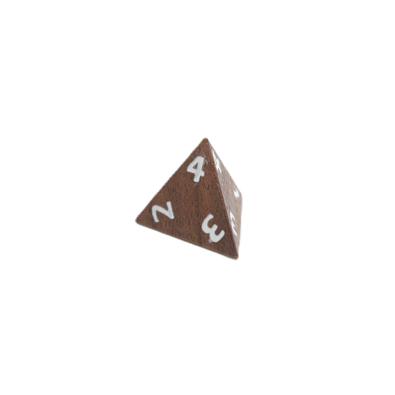 Deku Seed- 7 Piece DnD Dice Set | Wood RPG Gaming Dice