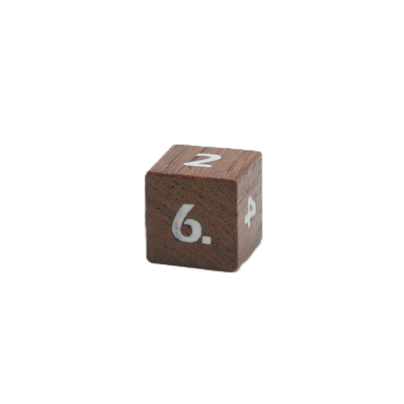 Deku Seed- 7 Piece DnD Dice Set | Wood RPG Gaming Dice