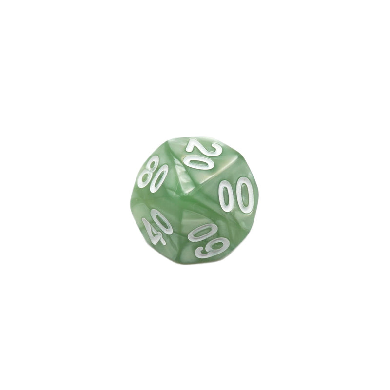 Emerald Isle Pebbles - 7 Piece DnD Dice Set | Acrylic RPG Gaming Dice