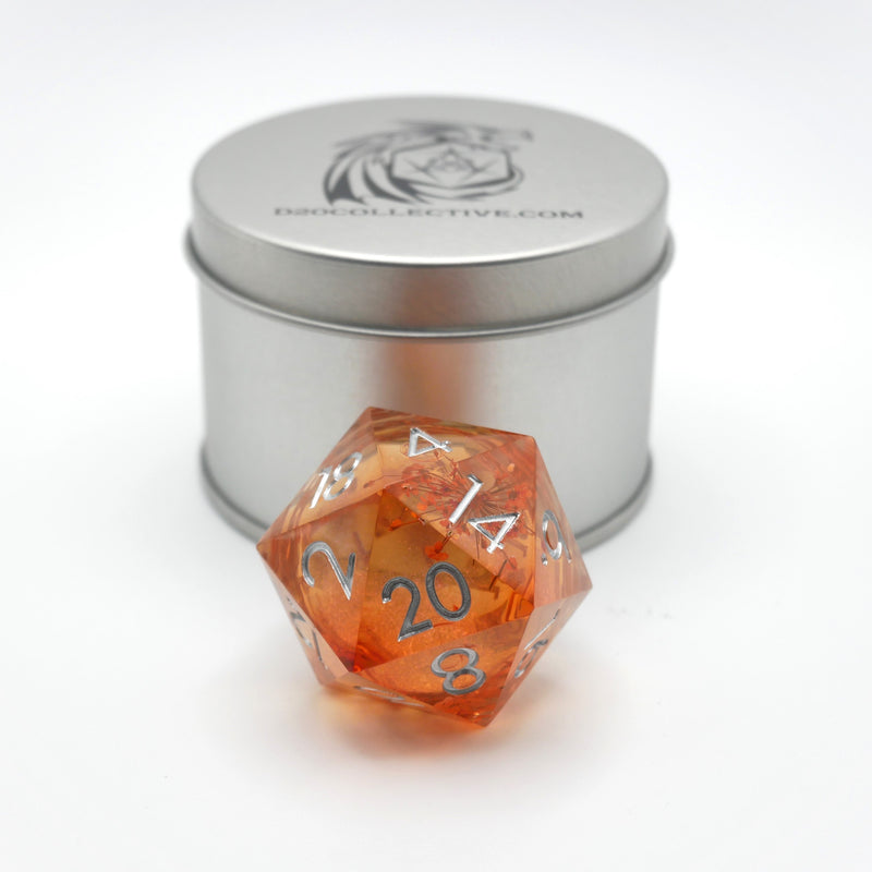 Elixir of Enchantment - Giant D20 Liquid Core DnD Dice Set | Acrylic RPG Gaming Dice