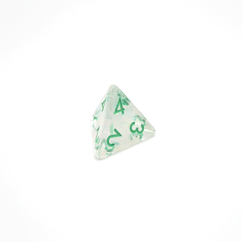 Frosted Meadow - 7 Piece DnD Dice Set | Acrylic RPG Gaming Dice