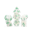Frosted Meadow - 7 Piece DnD Dice Set | Acrylic RPG Gaming Dice