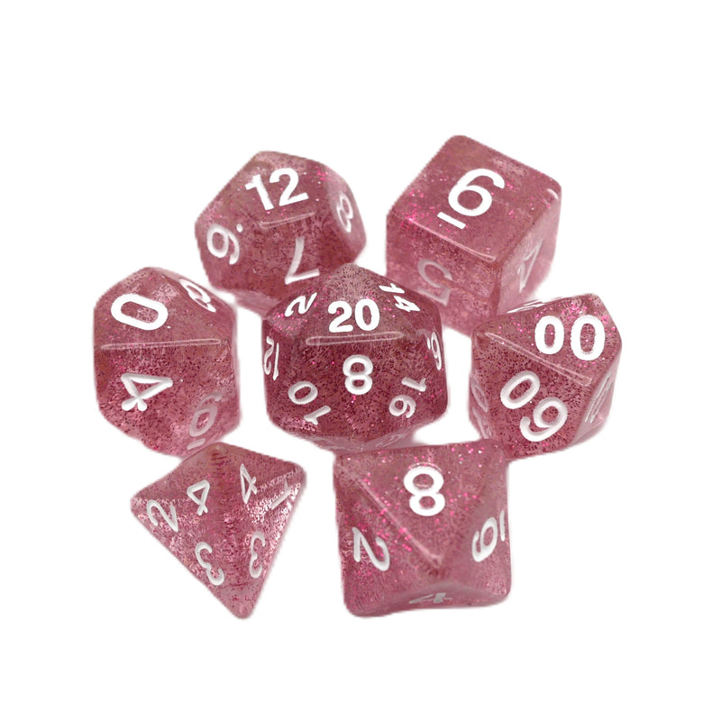 Essence of Grapefruit - 7 Piece DnD Dice Set | Acrylic RPG Gaming Dice