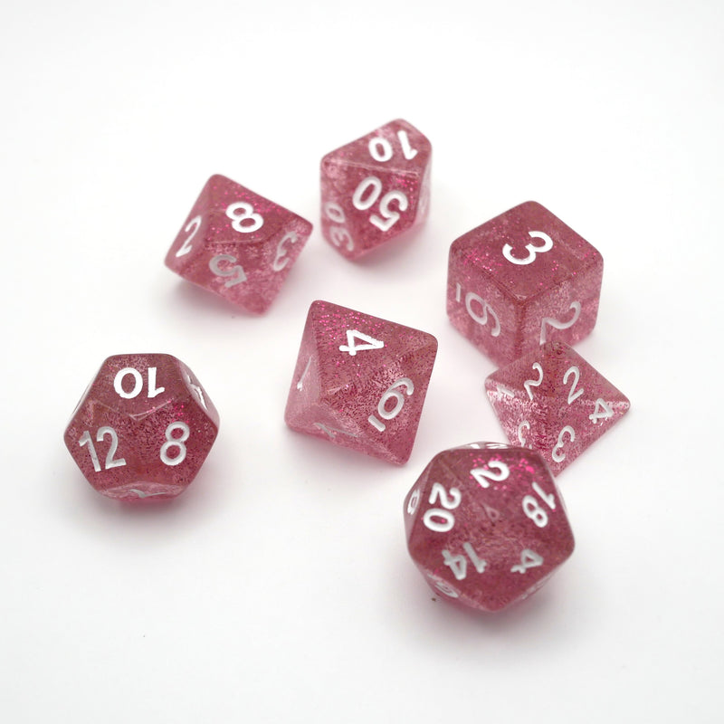 Essence of Grapefruit - 7 Piece DnD Dice Set | Acrylic RPG Gaming Dice