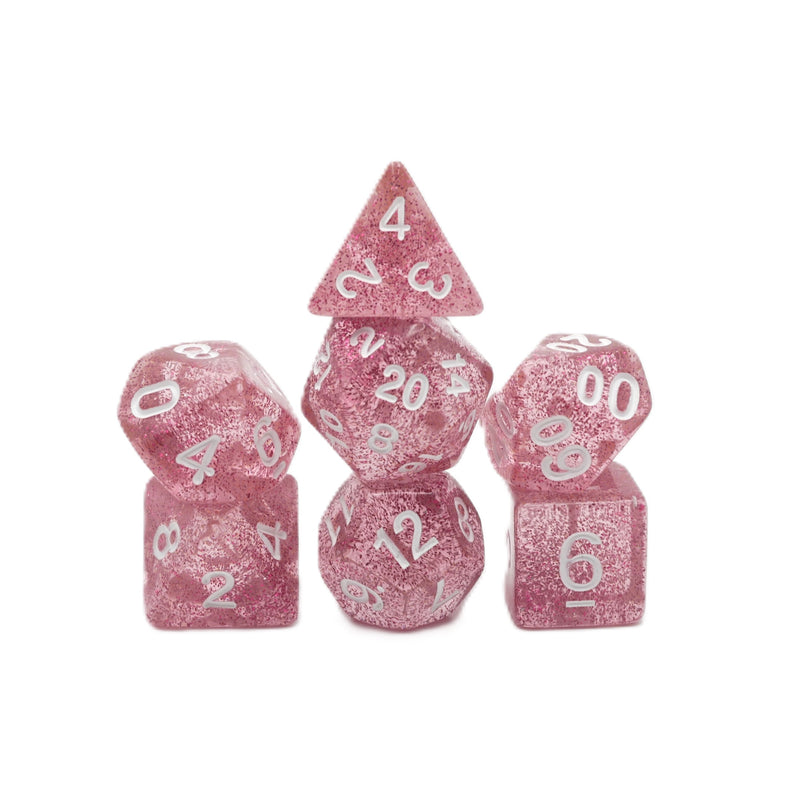 Essence of Grapefruit - 7 Piece DnD Dice Set | Acrylic RPG Gaming Dice