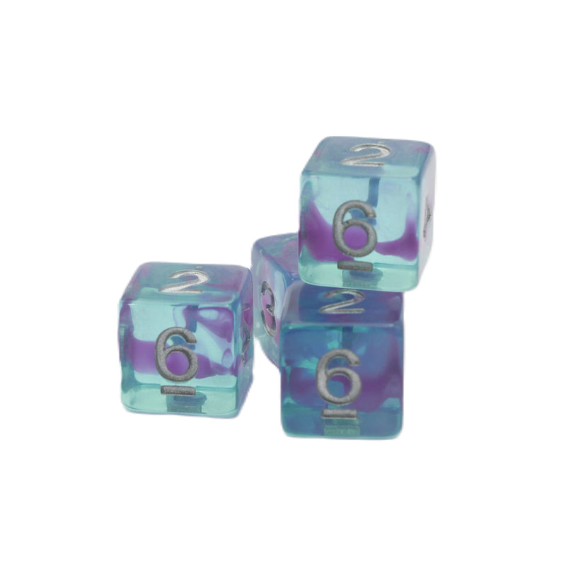 Jellyfish Essence 10d6 - DnD Dice Set | Acrylic RPG Gaming Dice