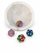 The Candy Court - 4 Piece D20 Dice Set | Acrylic RPG Gaming Dice