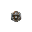 Mysterious Ink - 7 Piece DnD Dice Set | Acrylic RPG Gaming Dice