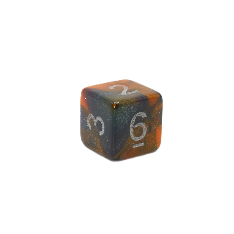 Mysterious Ink - 7 Piece DnD Dice Set | Acrylic RPG Gaming Dice