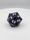 Obsidian Rift - Giant D20 Chonk | Metal RPG Gaming Dice