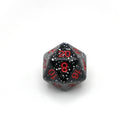 Obsidian Malphite - 7 Piece DnD Dice Set | Acrylic RPG Gaming Dice