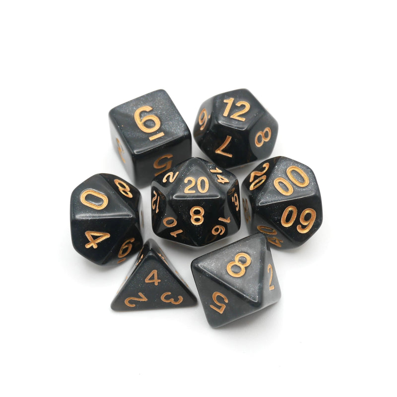 Onix's Core - 7 Piece DnD Dice Set | Acrylic RPG Gaming Dice