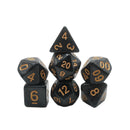 Onix's Core - 7 Piece DnD Dice Set | Acrylic RPG Gaming Dice