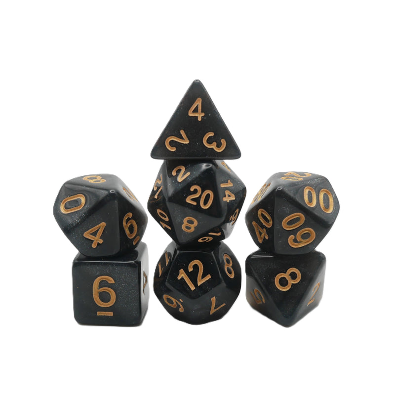 Onix's Core - 7 Piece DnD Dice Set | Acrylic RPG Gaming Dice