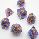 Owlbear's Eye - 7 Piece Moving Eye DnD Dice Set | Acrylic RPG Gaming Dice