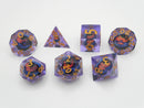 Owlbear's Eye - 7 Piece Moving Eye DnD Dice Set | Acrylic RPG Gaming Dice