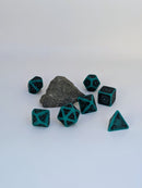 Ancient Poison - 7 Piece DnD Dice Set | Resin RPG Gaming Dice