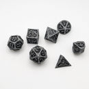 Ancient Call "Elder Scroll" - 7 Piece DnD Dice Set | Metal RPG Gaming Dice