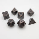Copper Ore - 7 Piece DnD Dice Set | Metal RPG Gaming Dice
