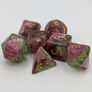 Superbloom - 7 Piece DnD Dice Set | Acrylic RPG Gaming Dice