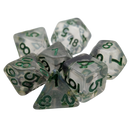 Shining Stars - 7 Piece DnD Dice Set | Acrylic RPG Gaming Dice