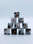 Voidlight 10d6 - DnD Dice Set | Acrylic RPG Gaming Dice