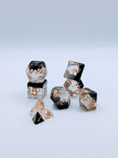 Whispered Void - 7 Piece DnD Dice Set | Acrylic RPG Gaming Dice