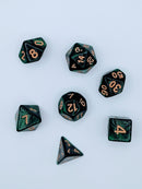 Nebula Grove - 7 Piece DnD Dice Set | Acrylic RPG Gaming Dice