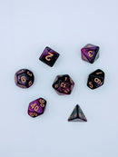 Astral Veil- 7 Piece DnD Dice Set | Acrylic RPG Gaming Dice