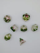Feyflower - 7 Piece DnD Dice Set | Acrylic RPG Gaming Dice
