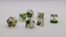 Feyflower - 7 Piece DnD Dice Set | Acrylic RPG Gaming Dice