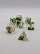 Feyflower - 7 Piece DnD Dice Set | Acrylic RPG Gaming Dice
