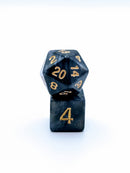 Stardust Shard- 7 Piece DnD Dice Set | Acrylic RPG Gaming Dice